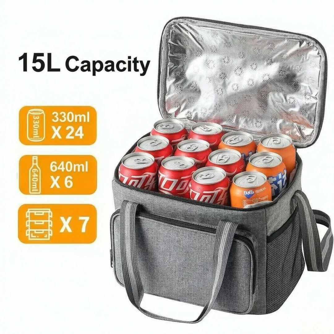 Hot-Selling Portable Oxford Cloth Insulated Bag Wholesale Outdoor Ice Bag Large Capacity Lunch Bag Lunch Box Tote Bag