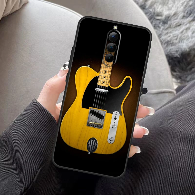 Guitar Music Phone Case For ZTE Nubia Red Magic 8 Pro Plus 6S 7S 6 7 Pro 6R 5G 5S Back Cover Shell