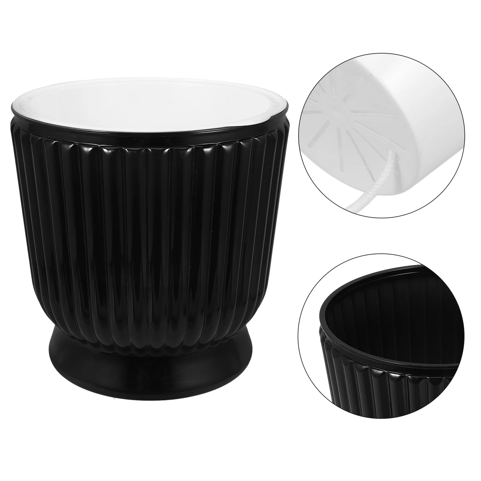 

Transparent Clear Self-Watering Planter Hydroponic Flower Pot for Indoor Outdoor Plants Office Bonsai Succulents Stable Base