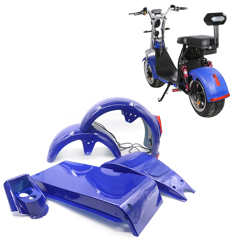 Front Rear Mudguard Fender Plastic Foot Pedal  Pad Support Door Mat for Citycoco Scooter  Modified Accessories