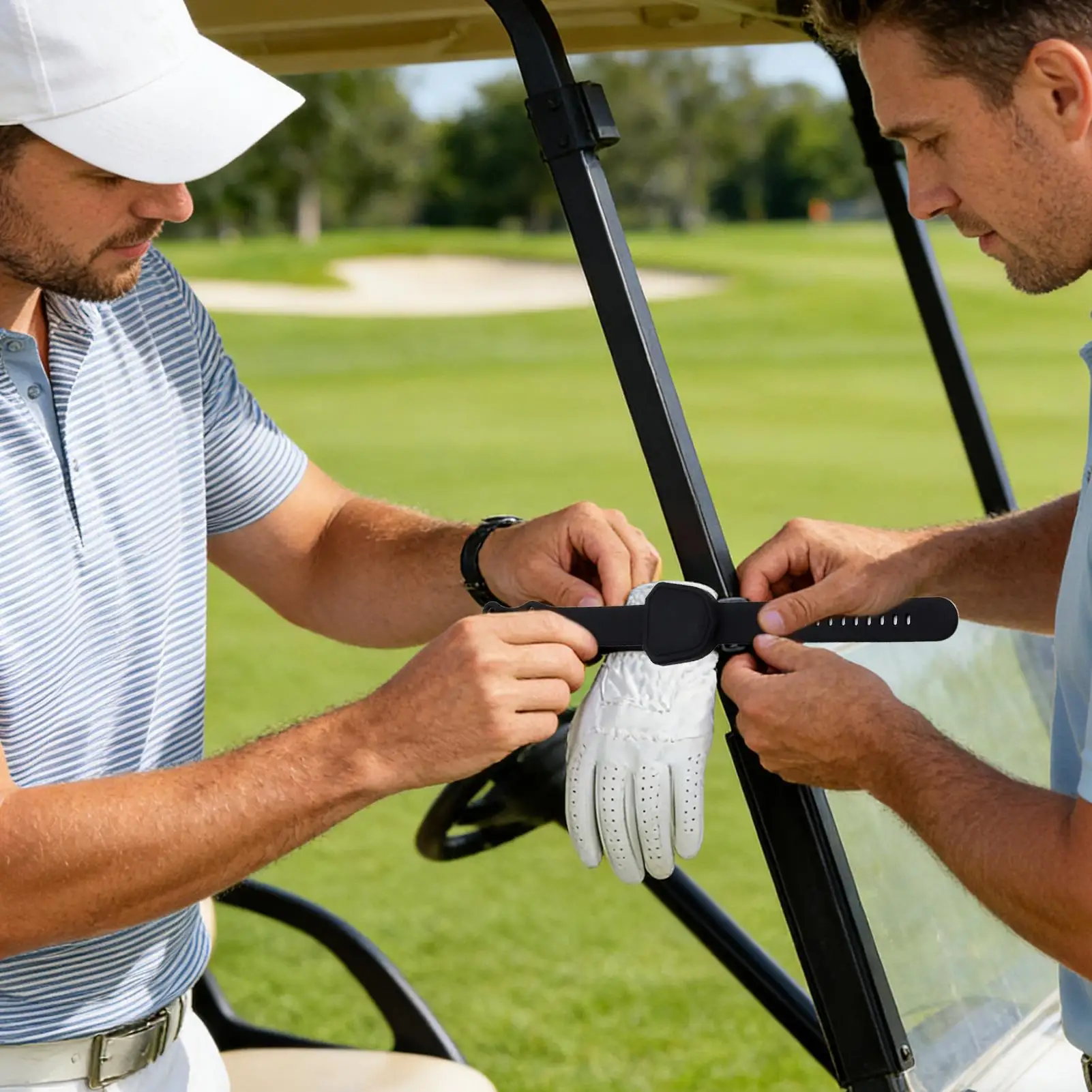 Golf Range Finder Magnetic Strap Golf Rangefinder Mount Strap Distance Tester Holder Band For Outdoor Course Indoor Practice