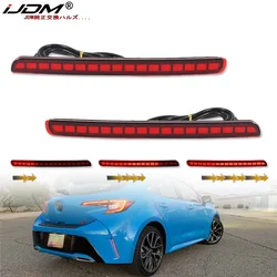 iJDM Bumper Reflector Lights For Toyota Corolla Hatchback Function as Tail (Rear Fog Lamps),Brake & Sequential Blink Turn Signa