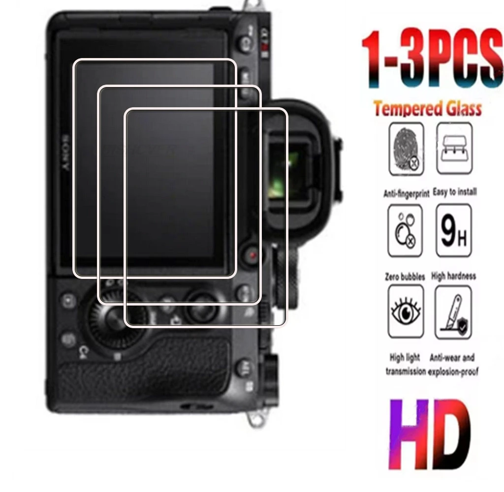 1-3PCS 9H HD gehärtetes Glas für Sony Alpha 7R VI V IV III A7R6 A7R5 A7R4 A7R3 Kamera LCD Displayschutzfolie
