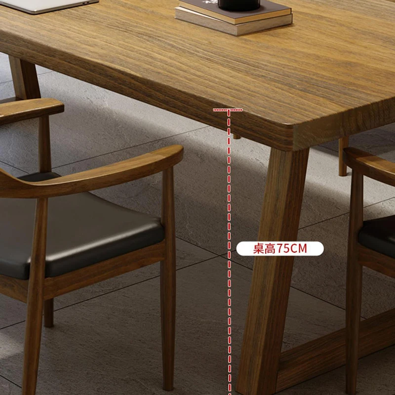 Japanese Wooden Dining Table Meeting Office Living Room Dining Tables Kitchen Minimalist Design Home Furniture Mesa Comedor LLDT