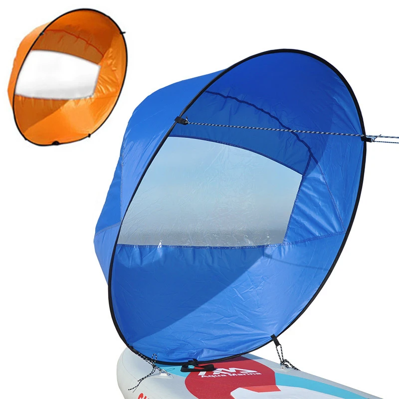 Foldable Kayak Downwind Wind Sail Folding Paddle Sailing for SUP Paddle Board Canoe Inflatable Boat Durable Lightweight