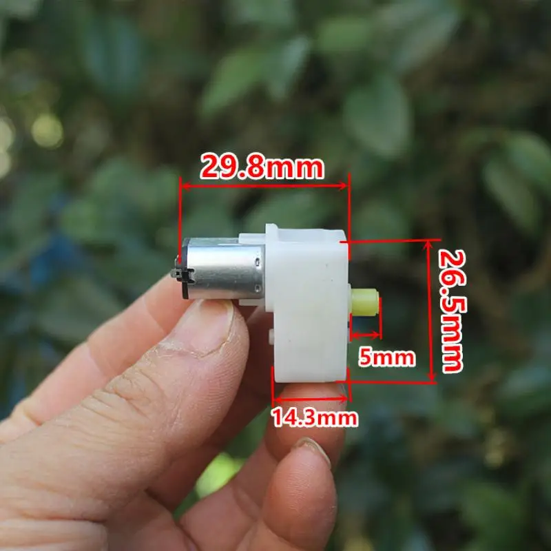 DC3-6V 1/3/5Pcs Mini Reduction Motor - N20 7-shaped, High Torque, Slow Speed 36RPM, for DIY Micro Toys and Accessories.