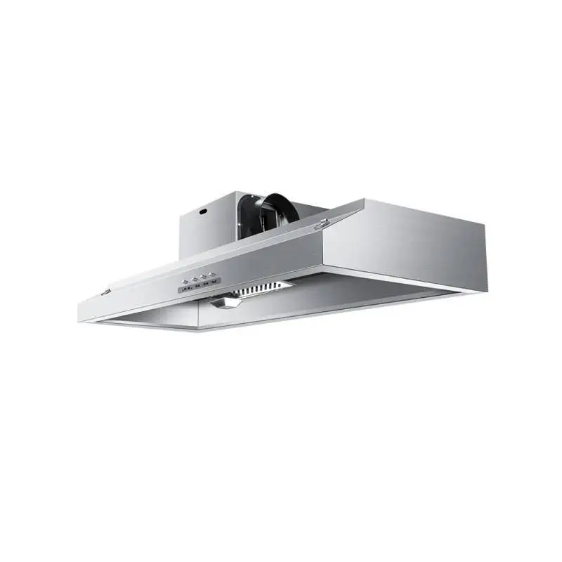 

Commercial range hood large suction double motor purification