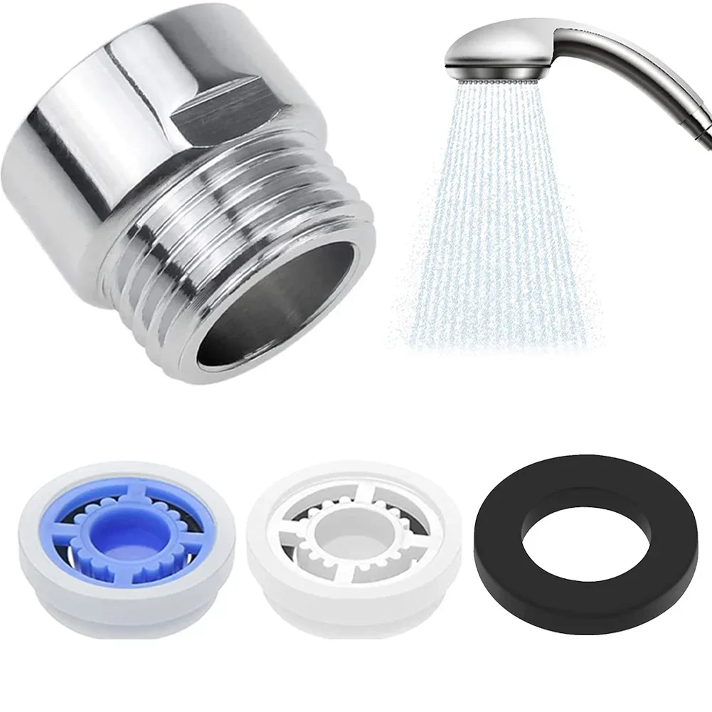 Shower Flow Reducer Limiter Set Water Saving 8 L/Min Flow Hose Pipe Restrictor Aerator Water Controller Reducer Shower Head