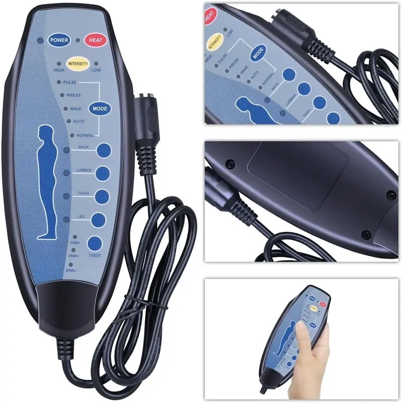 ABSY 8 Female Pin Hand Replacement Remote Control For Power Lift Recliner Chair, Compatible With Heat&Vibration Massage Chair