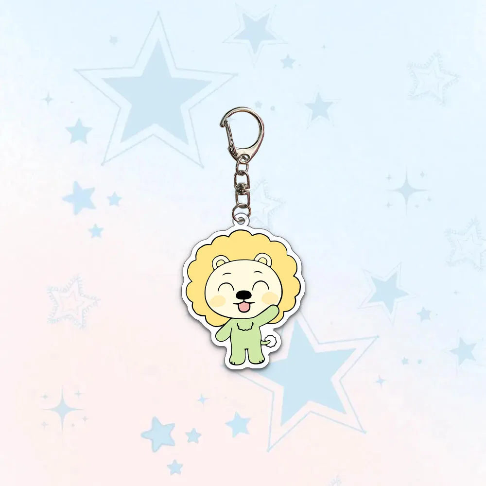 1/6個 Kpop NMIXX アクリルキーホルダー スリウン ジウ ベイ 漫画フィギュアキーリング バッグキーデコレーション ヘウォン リリー キュジン ファン記念品ギフト