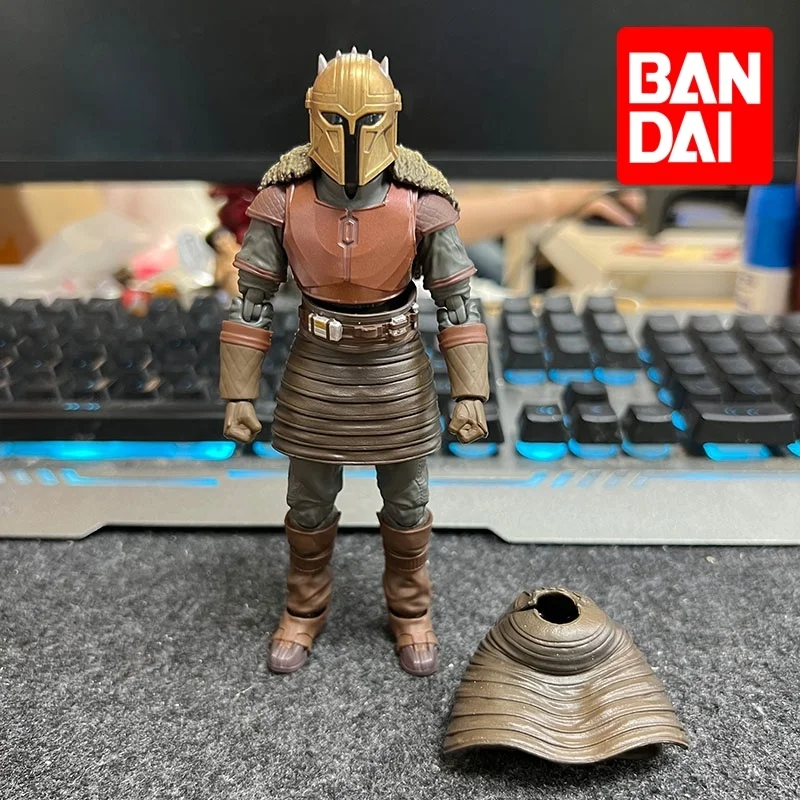 

Genuine Bandai Shf Star Wars Soul Limited Mandalorian Blacksmith Armor Action Figure Collection Model