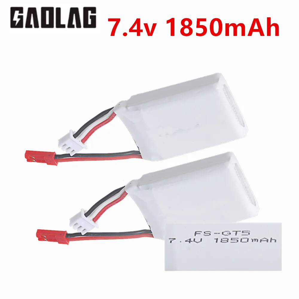 7,4 V 1850 mAh Lipo Batterie Für Flysky FS-GT5 Sender RC Modelle Teile Hubschrauber upgrade 1600 mah 7,4 v Bateria Für MC6C MCE7