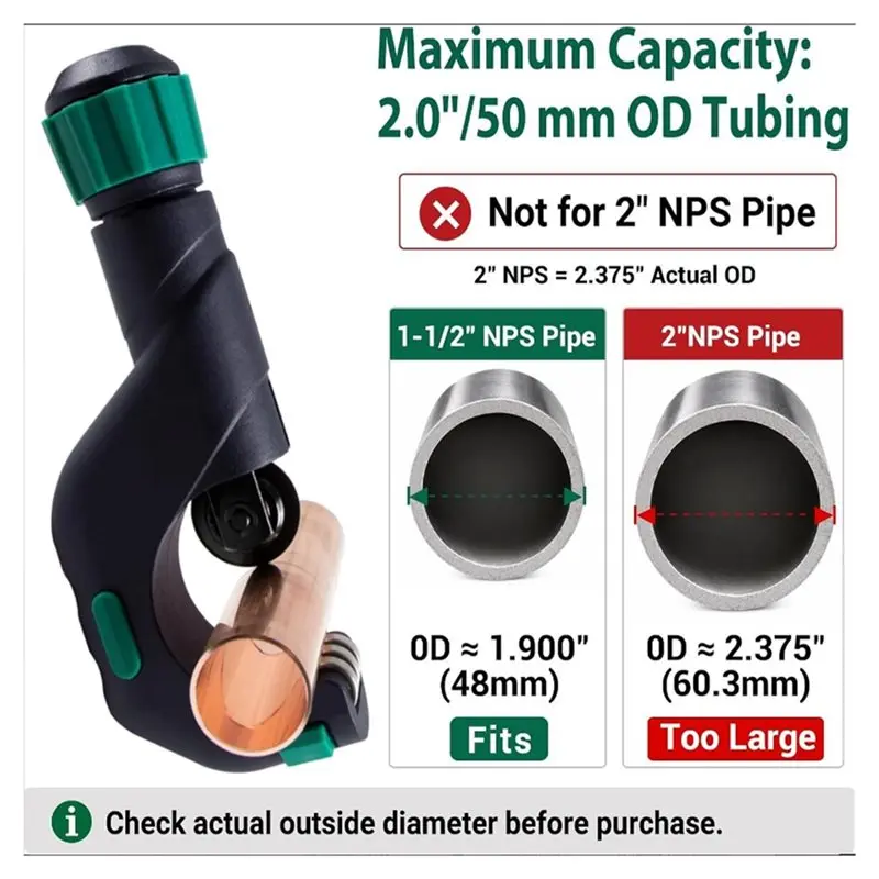 A02F-Pipe Cutter For Metal Pipe 3/16