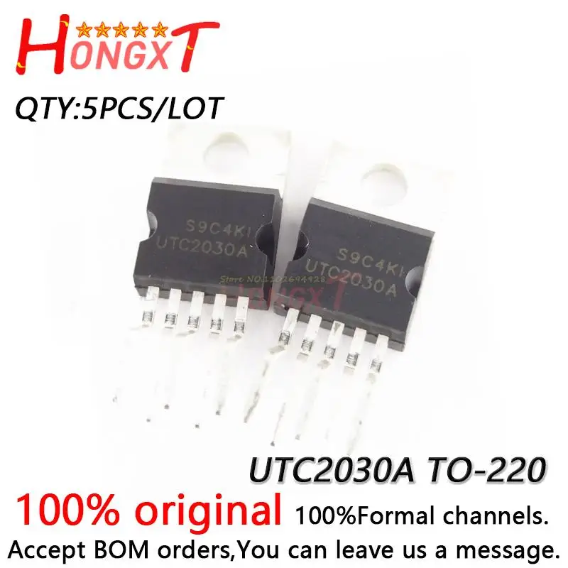 5PCS 100% NEW Original UTC2003 UTC2030A TO-220-5 audio amplifier.