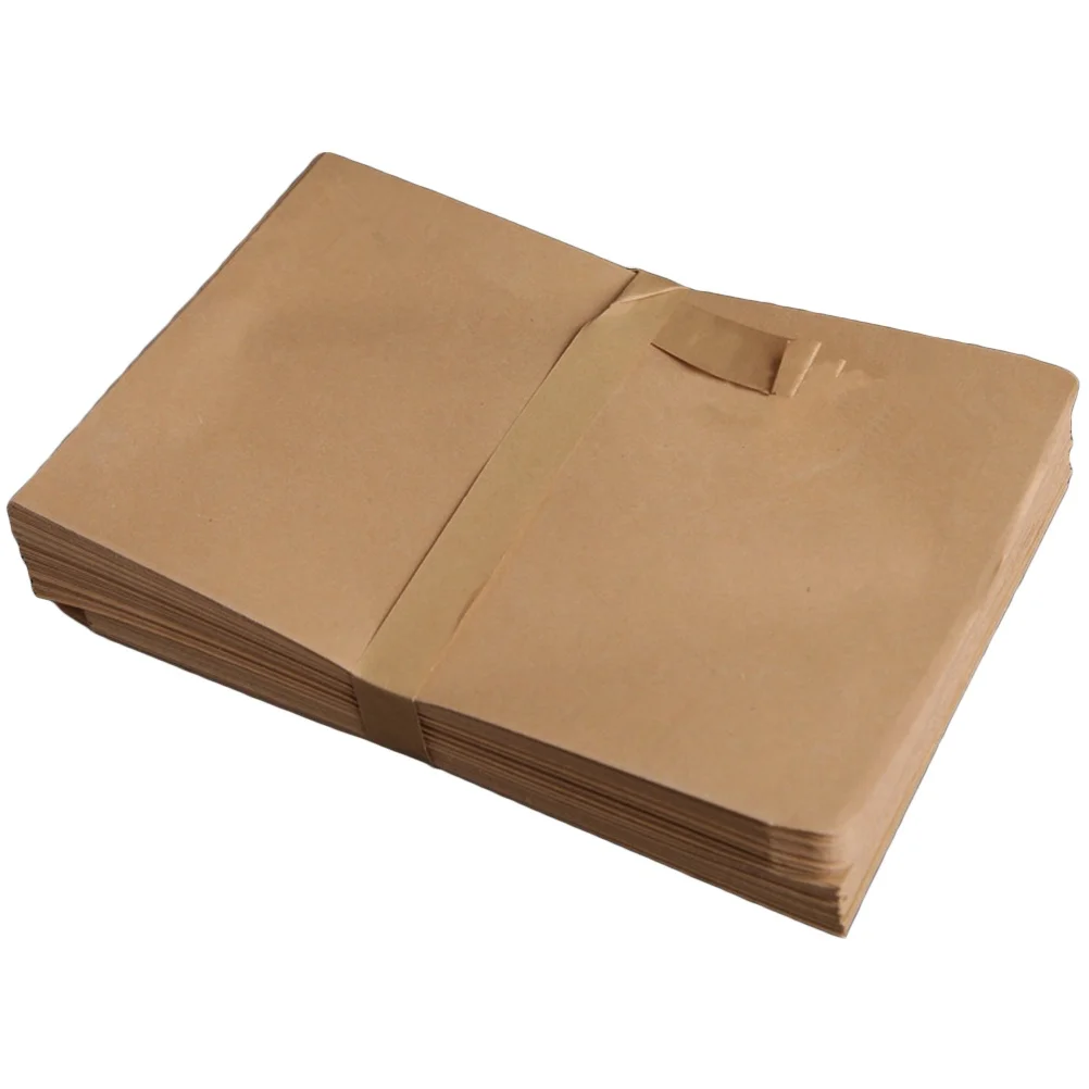 

100pcs 165X100Mm Kraft Paper Blank Biodegradable Thick Brown Envelopes For Letters Photos Money Business Use Mini White Photo