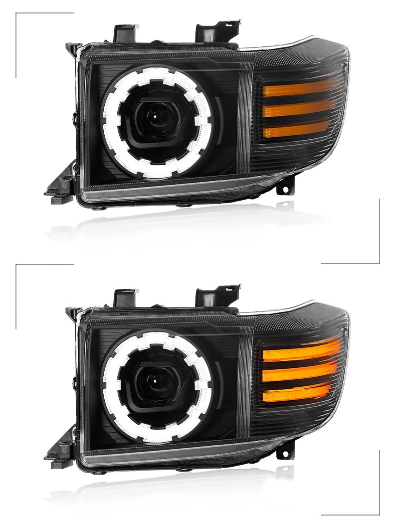 

for Toyota Land Cruiser LC76 LC71 Headlight Assembly LC78LC79 Modified with New Lens Headlights