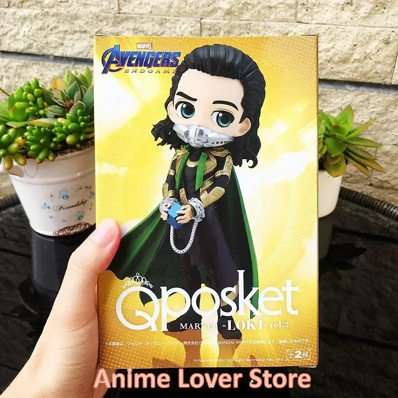In Stock Bandai Original Banpresto MARVEL Qposket Loki VO.1 VO.2