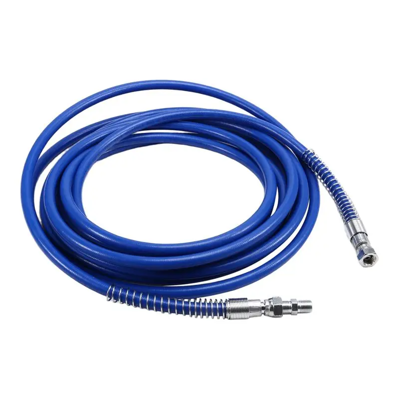 

ABJN-1/4Inch Шланг для безвоздушного распыления краски, универсальный, высокого давления, гибкий, из армированного волокном материала, 3300 PSI (25 футов, синий)