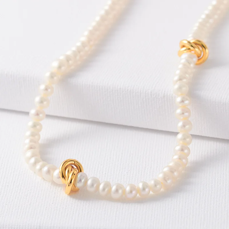 Withered Minimally Designed New Chinese Style Freshwater Pearl Necklace With Niche Design Jewelry Necklace Necklaces For Women