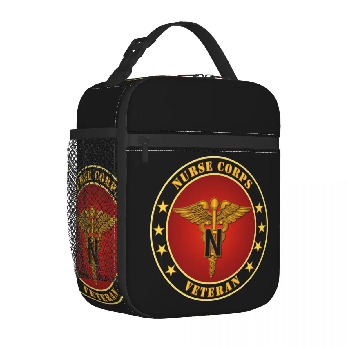 Army Nurse Corps Veteran Military Insulated Lunch Bag Leakproof Meal Container Cooler Bag Lunch Box Tote Office Picnic Food Bag