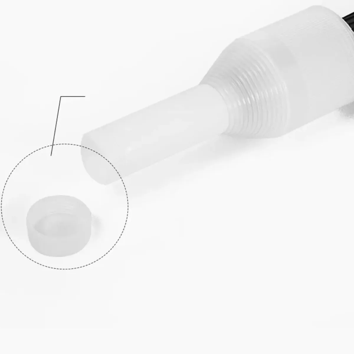 1pc 80cm Plastic Transparent Non-Drip Car Retractable Umbrella Cover Waterproof Sleeve Holder Drip-Proof Home Storage