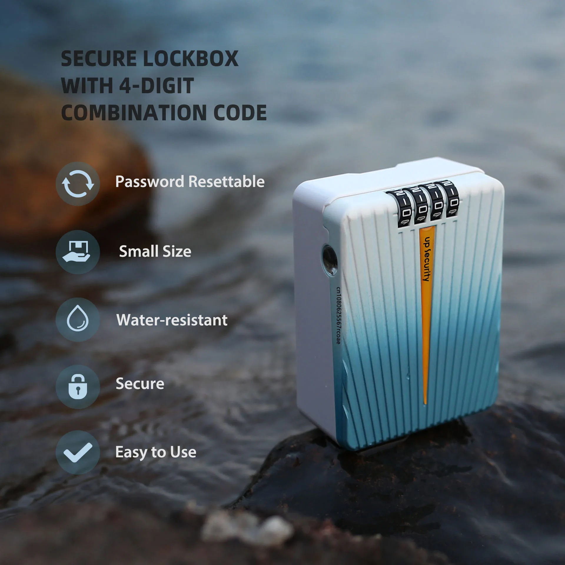 Mini Lock Box for Keys with Code Small Safes for Home Safety Key Lock Box with Code for Personal Safe Money Cash Jewelry