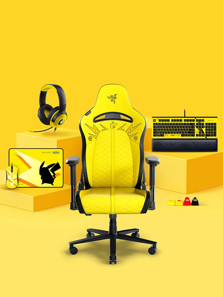 razer blackwidow Pikachu Exclusief 104-toetsen wit mechanisch toetsenbord met achtergrondverlichting