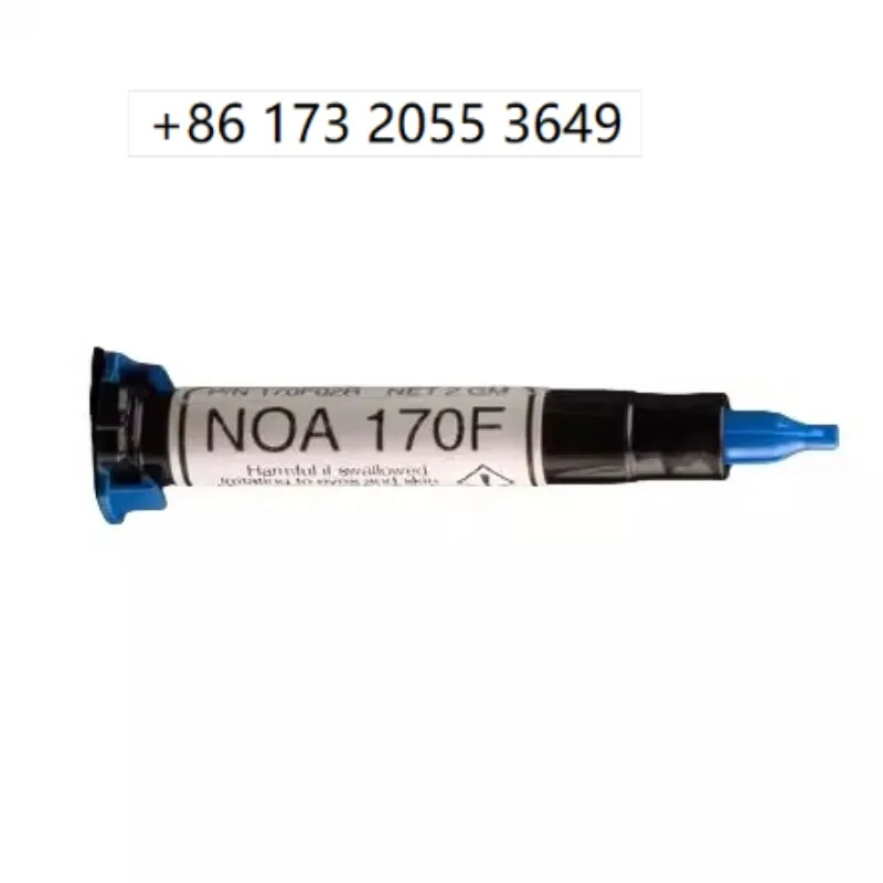 High Refractive Index Flexible UV Adhesive NOA170F 2g 6g Visible Light UV Curing For Flexible Optics Fiber Encapsulation