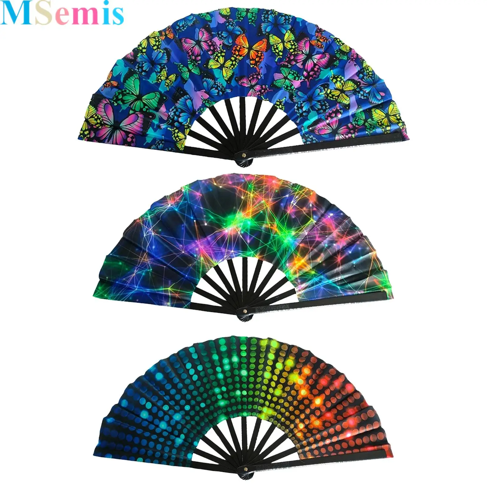 

Folding FanFolding Hand Fan Chinese Style Folding Fan for Festival Dance Performance Party Gift