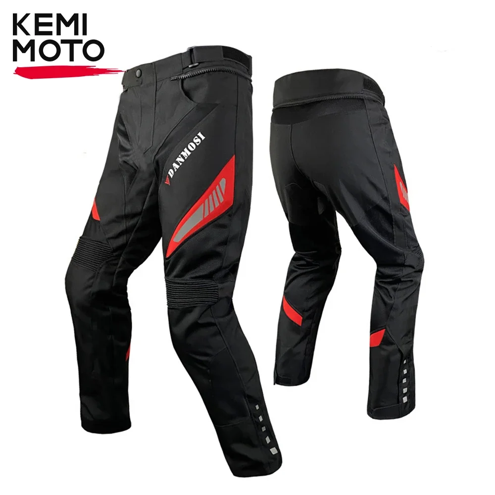 

Motorcycle Riding Pants Men Racing Trousers Anti-fall knight Motorcross Breathable Waterproof 600D Mesh Fabric Soft Durable