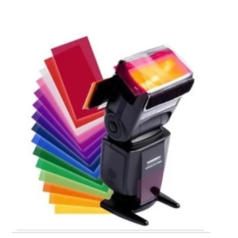 12 sztuk 12-kolorowa kopuła Dyfuzor lampy błyskowej Akcesoria do lamp Filtr Kolorowa folia Dyfuzory papierowe Ogólne dla 580 sb900 sb600