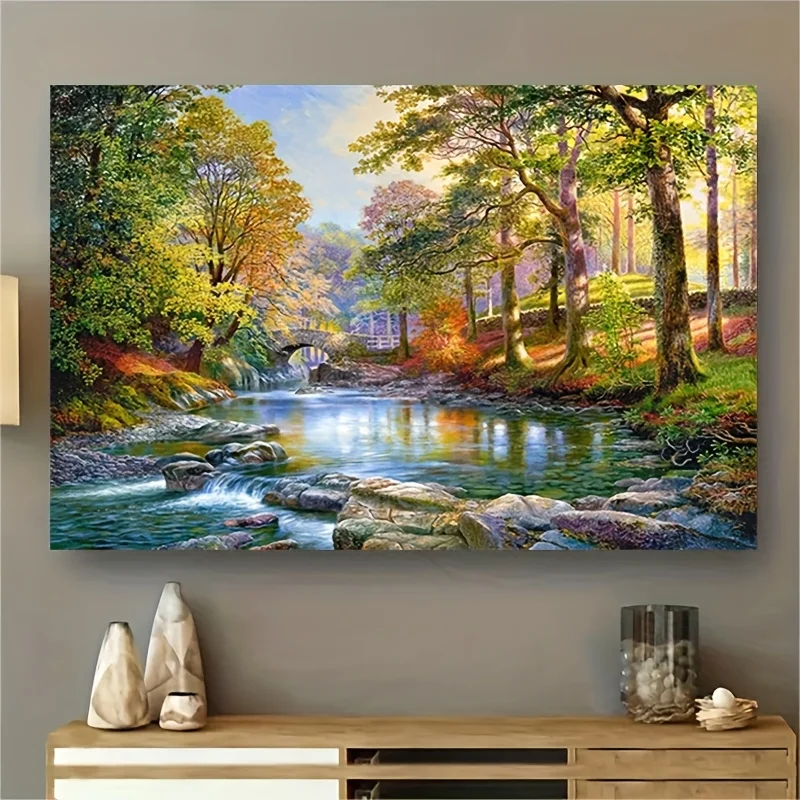 

500/1000/1200/2000PCS Puzzles for Adults Vibrant Autumn Scenery,Jigsaw Puzzles Brain Challenge Game Gift Home Decor