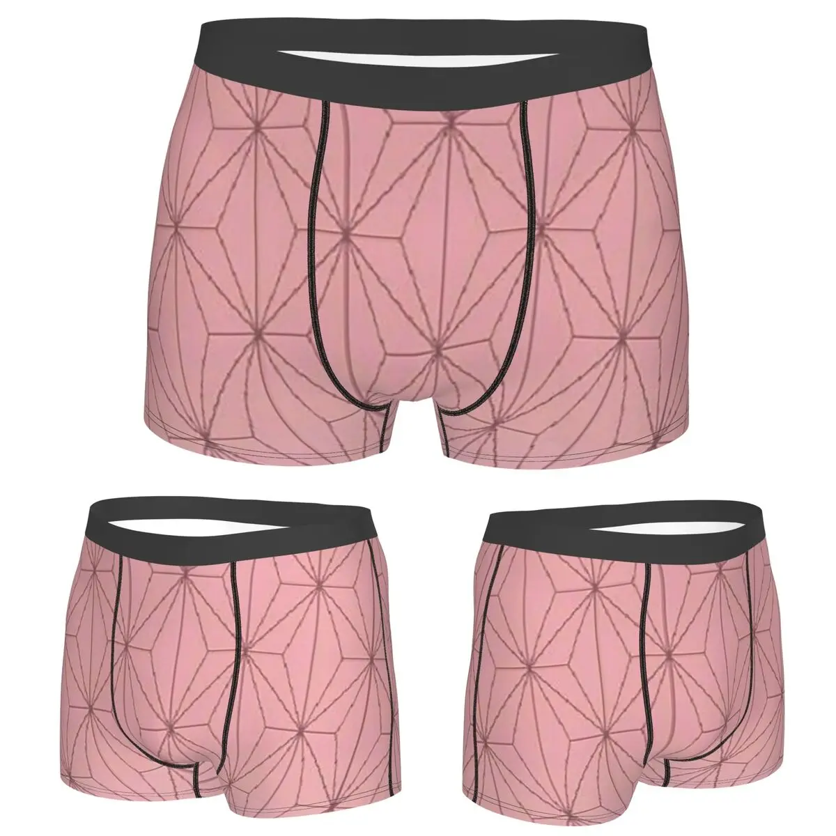 

Трусы-боксеры, шорты Demon Slayer Tanjiro Kamado Kimetsu, аниме (6) трусики, мужское мягкое нижнее белье для мужчин, подарки бойфренду