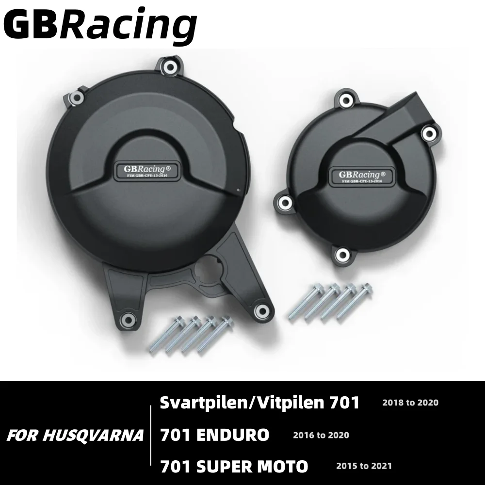 

GBRacing Svartpilen/Vitpilen 701 2018-2020 For HUSQVARNA Body and Frame Engine Clutch Protective Cover Motorcycle Accessories
