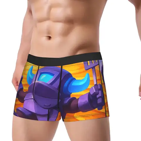 C-Clashs R-Royales Boxer Brief  Underwear Hot Sale Men Breathable Boxer Shorts Printed Oversize Panties