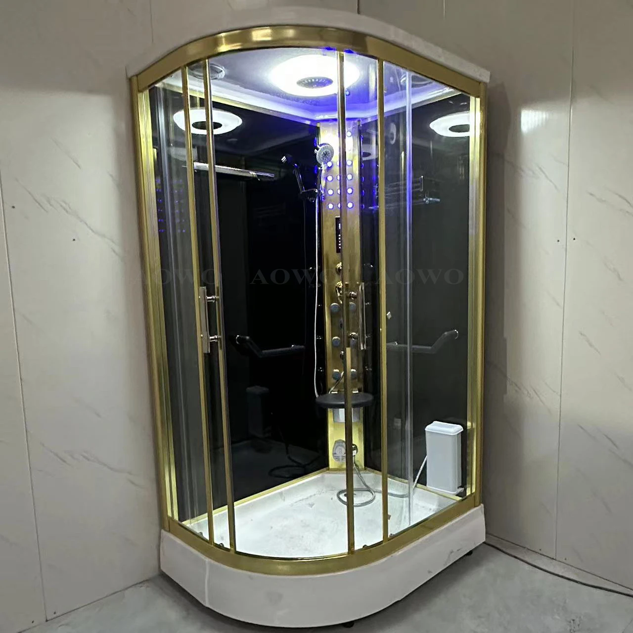 

Wholesale Acrylic Shower Steam Room 1 Person Hydromassage Steam Generator Hammam Shower Yacuzzi Showerer Steam Room