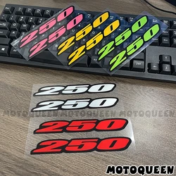 Motorcycle Emblem Tank Body Side Fairing Helmet Decal Stickers For cb cbr gsxr gsr gts kx yz ninja Z 100 125 150 200 250 300 CC