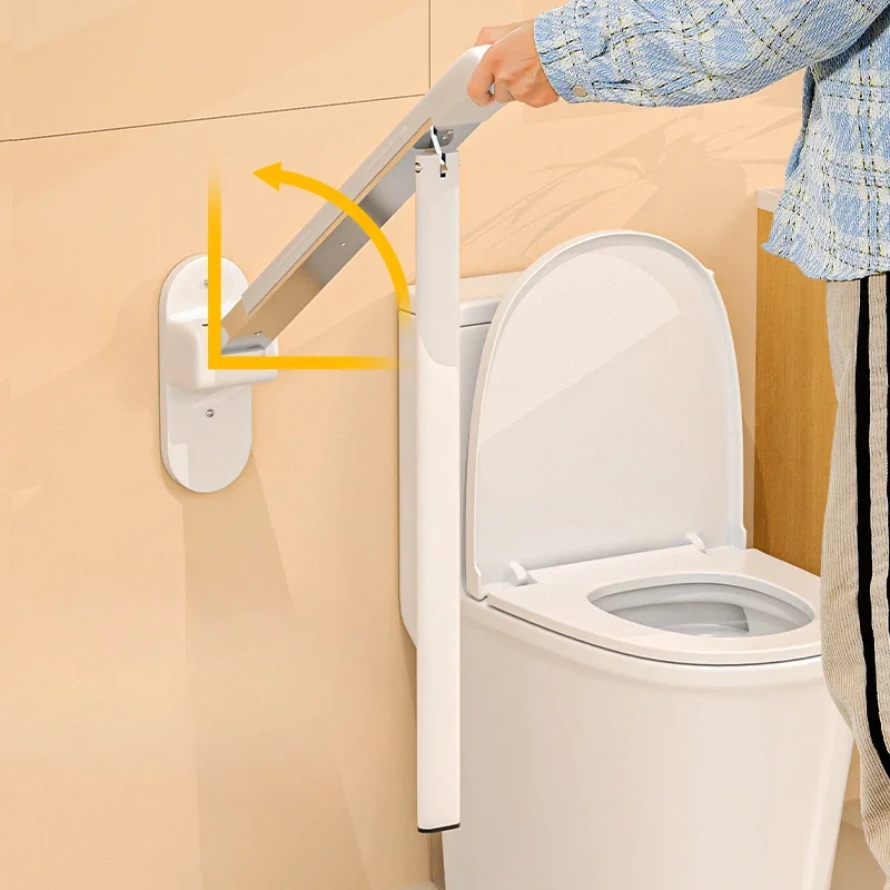 Toilet Safety Rails Support for Elderly Bathroom Houme Get Up Non-slip Toilet Handrail with Night Light Disability Products