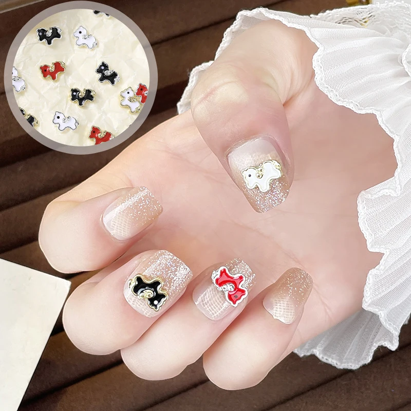 الملونة البسيطة الكرتون سنة الحصان الصينية زودياك الحصان فلاتباك مسمار الفن ديكور Diy بها بنفسك مانيكير مجوهرات اكسسوارات الحرف