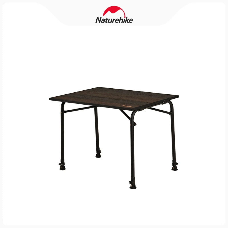 

Naturehike New Camping Table Lightweight High-Load Fiberglass Table Liftable Height Portable Outdoor Picnic Folding Black Table