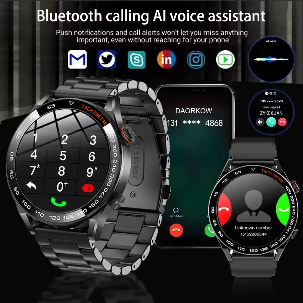 새로운 스마트 시계 남성 풀 터치 스크린 블루투스 통화 여성 Smartwatch 스포츠 활동 피트니스 방수 시계 안드로이드 iOS