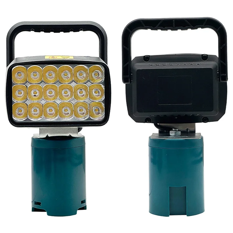 

ABVA-18 Beads LED Working Light Spotlight Lamp Handheld Outdoor Light Lantern For 10.8V 12V Lithium Battery BL1013