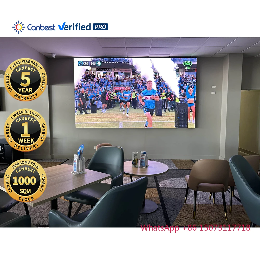 

600X337.5 P0.9 P1.2 P1.8 Светодиодные видеодисплеи с мелким пиксельным шагом прямого обзора Экранная панель для конференц-зала 1,5 мм Светодиодная стена