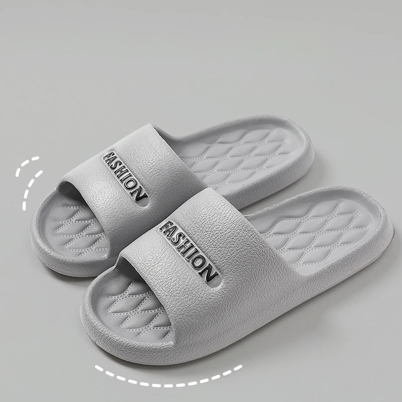 New Fashion Concise Summer Couple Non-slip Soft Slides Lithe Cosy Sandals For Women Men's Slippers Indoor Casual Home Flip Flops