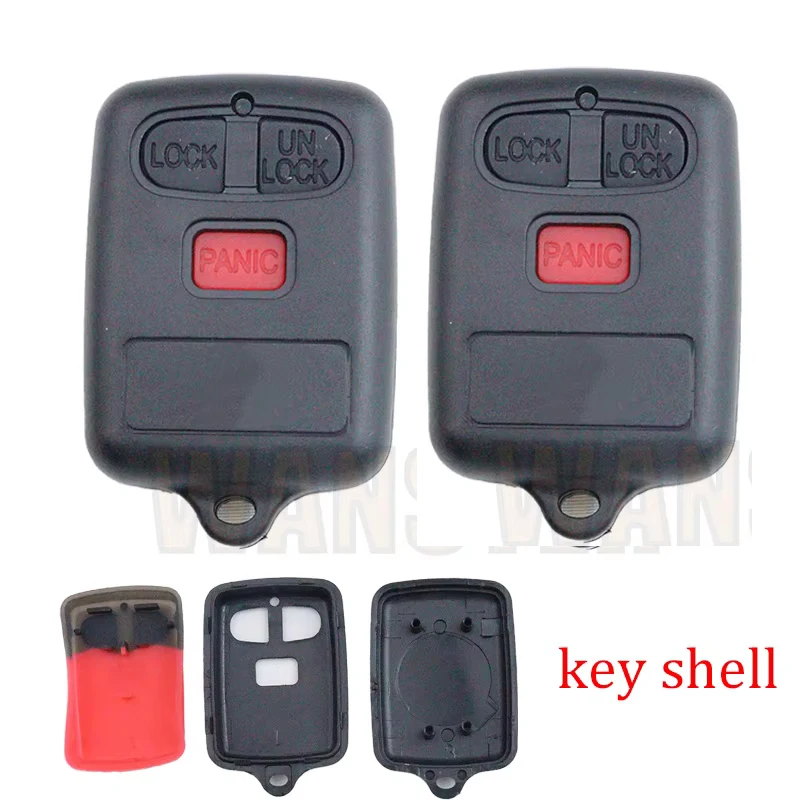 3 Bottons Car Remote Car Key Fob Case Shell Housing for Toyota Vios Corolla Ex for BYD F3 F3R 1997 1998 1999