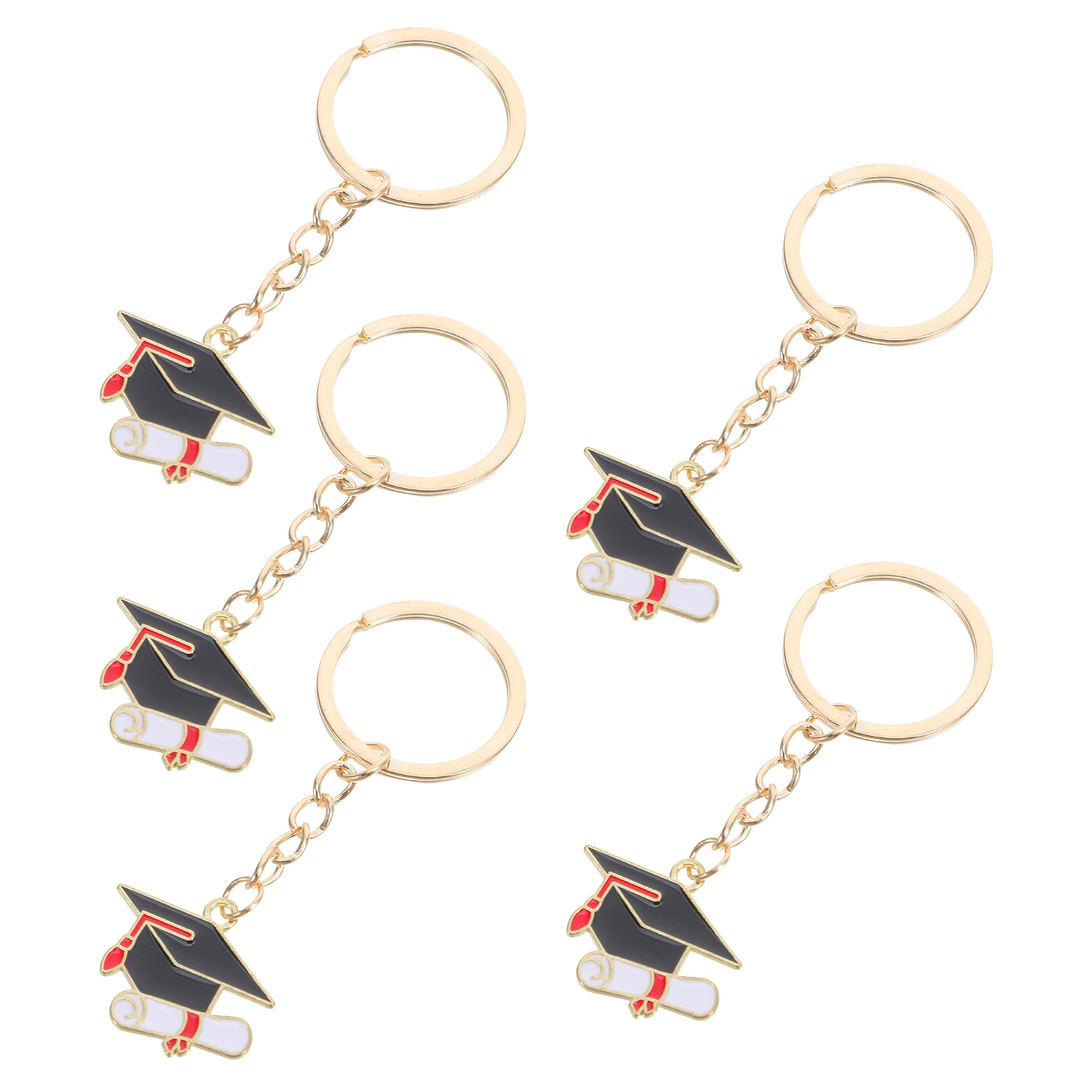 

5pcs Doctor Keychain Zinc Alloy Graduation Gifts Student Accessories Bag Bag Keychain Pendant Charm Key Ring Pendant
