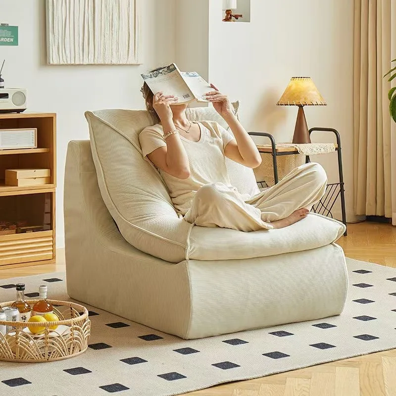 Japanese cream style lazy sofa minimalist Internet celebrity tatami