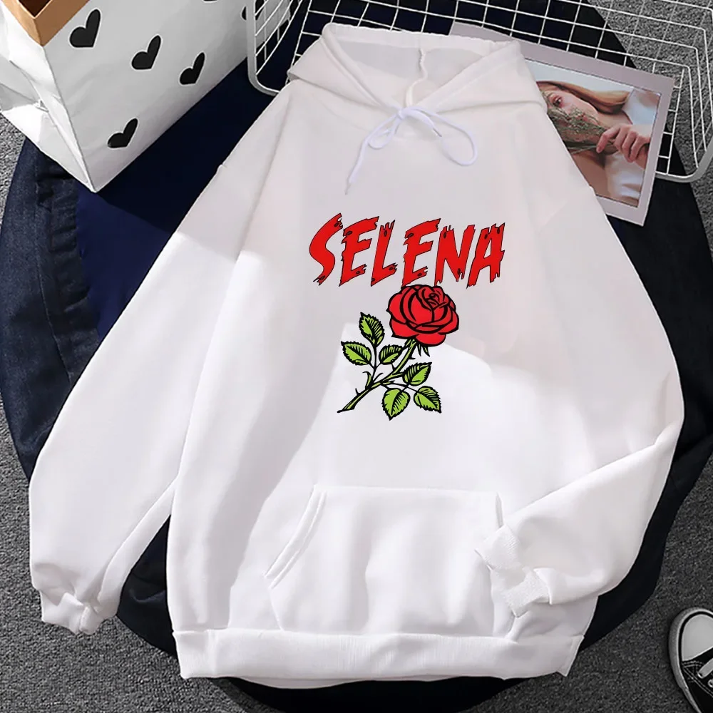 

Selena Quintanilla Printing Sweatshirts Female/male Vintage Aesthetic Hoodies Autumn Winter Fleece Tops Soft Casual Clothing