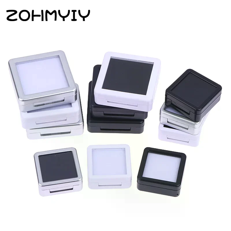 

Прозрачная стеклянная верхняя крышка, банка для драгоценных камней, коробка для ювелирных изделий, дисплей для хранения драгоценных камней, витрина для инструментов, подвеска, держатель для драгоценных камней с бриллиантами, контейнер