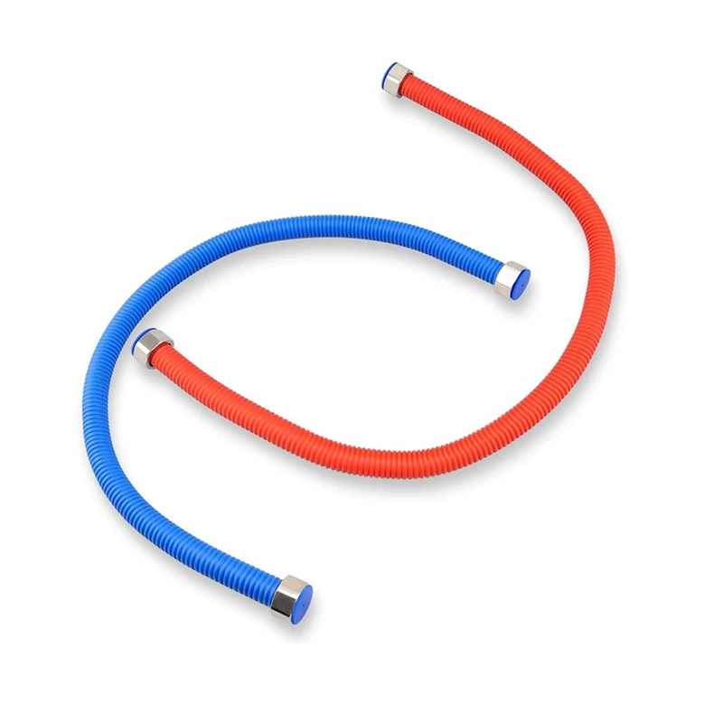 

A01F-гибкий разъем гофрированного водонагревателя из нержавеющей стали, шланг водонагревателя горячего и холодного цвета, FIP 1/2 дюйма